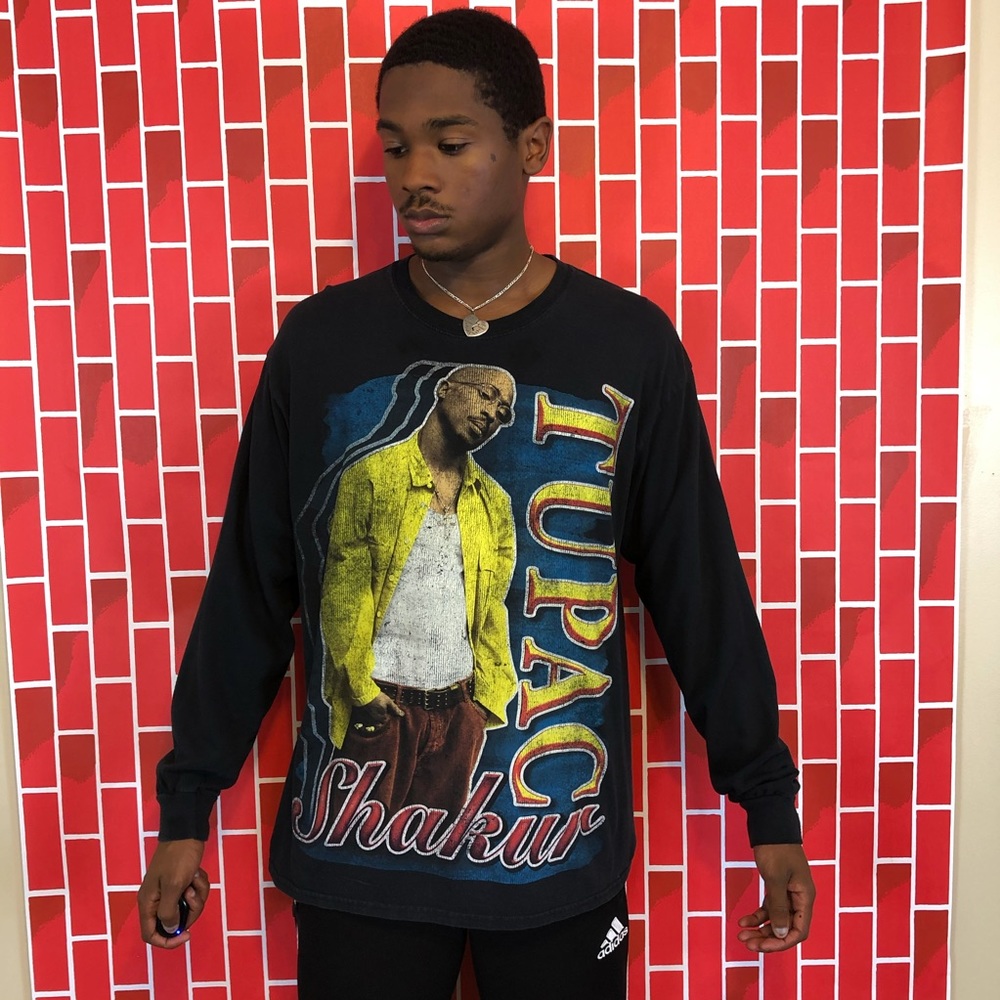 Tupac shakur rap tee long sleeve shirt